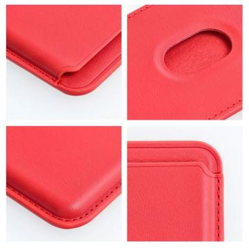  CARD-CASE LEATHER for MAGSAFE - red